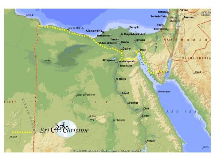 Parcours en Egypte