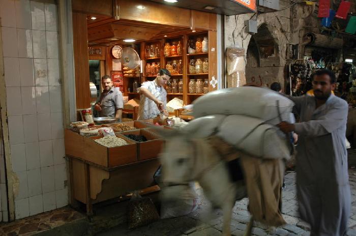 Dans les souks d'Alep