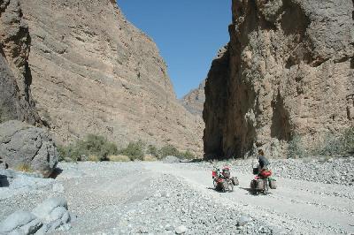 Entrée de la gorge