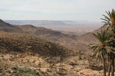 Vue depuis le Jebel Nafusa