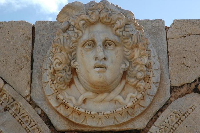 Leptis Magna une Gorgonne