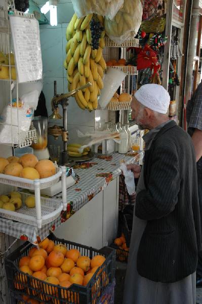 Jus de fruits dans les souks d'Alep