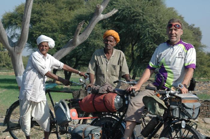 Cyclistes Rajasthanis