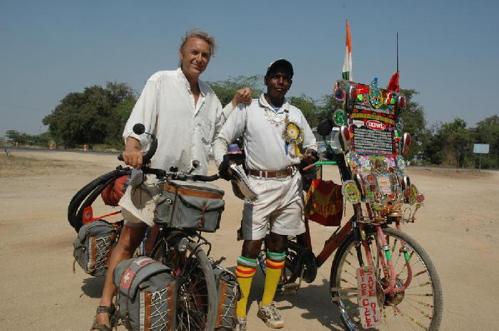 Cyclotouriste indien