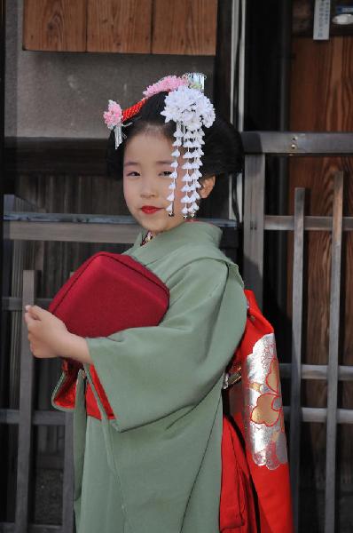 Enfant  Kyoto quartier Gion
