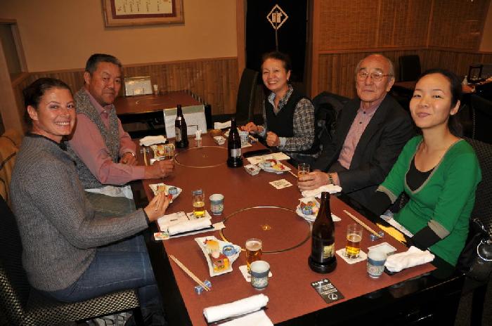 Restaurant avec Chihiro et sa famille